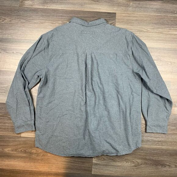 Legendary Whitetails Men's 2XL Gray Flannel Button-Up Shirt Long Sleeve - Picture 6 of 6